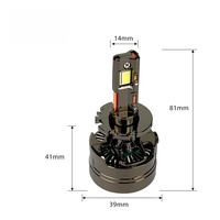 Kit de conversion Plug-and-Play pour phares LED de voiture OEM d'usine, ampoule D4S 6000K, en aluminium, étanche IP67