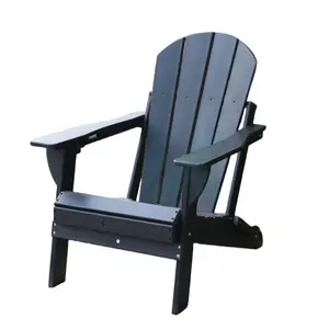 New Design Outdoor Furniture HDPE Garden Folding Deck Patio Wholesale Plastic Adirondack Chair