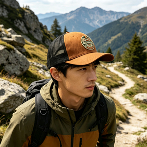 Casquette Trucker à 6 Panneaux en Maille Légère et Respirante, Réglable, Protection Solaire pour Sports de Plein Air, Randonnée, Camping - Product Image 6