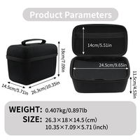Étui pour enceinte Bluetooth EVA, coque rigide en EVA avec mousse personnalisée, étanche, antichoc, pour voyage