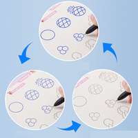 Cahier de pratique magique réutilisable avec impression en anglais Cahier d'activités de calligraphie pour enfants