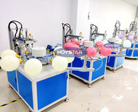 Máquina automática de impresión de globos de 1 color y 2 caras, máquina impresora de globos de 4 caras, máquina de serigrafía para globos de látex.