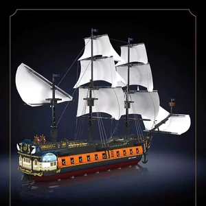 Mould King 13192, Barco Fragata Imperial, Juguetes de Construcción con Bloques de Partículas Pequeñas, Modelo para Regalo - Product Image 3