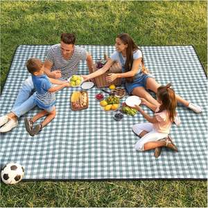 Alfombra Plegable para Playa, <span class=keywords><strong>Parque</strong></span>, Jardín, Pradera, Juegos, <span class=keywords><strong>Picnic</strong></span> Impermeable, Manta para Camping - Product Image 6