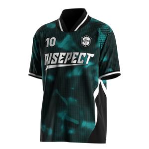 เสื้อฟุตบอลลำลองแบบมีปกพับได้ ปรับแต่งสีสันได้ตามต้องการ ผ้าถักแห้งเร็ว เหมาะสำหรับการแข่งขันวันหยุดสุดสัปดาห์ - Product Image 1