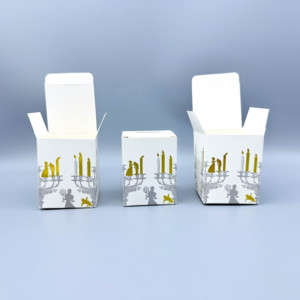 Confezione personalizzata del prodotto piccola scatola di torte di pasticceria bianca confezione di carta bianca semplice scatola di sapone latte bianco cartone cosmetico scatola - Product Image 3