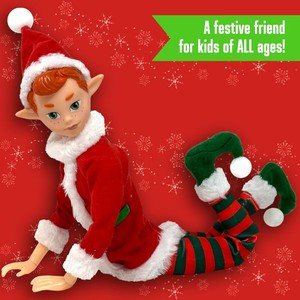 SHUANGYUAN Poupée <span class=keywords><strong>Elfe</strong></span> à Longues Jambes de Haute Qualité, Jouet en Peluche pour Enfants, Décoration Festive de Noël pour la Maison - Product Image 6