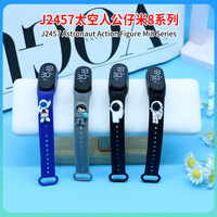 Jam Tangan Anak Kartun Logo Kustom, Jam Tangan Digital LED Fashion, Jam Tangan Anti Air untuk Anak, Remaja, Pelajar