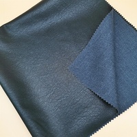 Tissu en cuir PU gaufré sans PFAS, 0,7 mm, avec support tissé souple, matière synthétique pour vêtements, robes, vestes, manteaux, jupes