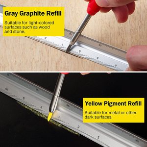 Crayon de charpentier pour la Construction, crayons mécaniques, <span class=keywords><strong>marqueur</strong></span> de bois/meilleurs outils de marquage pour charpentier, graveur de dessin - Product Image 5