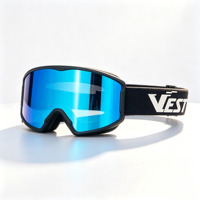 Masque de ski chauffant anti-buée avec lentille magnétique interchangeable, protection UV400, masque de sport personnalisé pour snowboard et motoneige