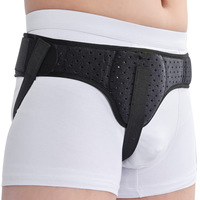Ceinture de soutien pour hernie inguinale pour hommes fabriquée dans le traitement de l'aine et la sangle de récupération anti-douleur avec 2 coussinets de compression amovibles