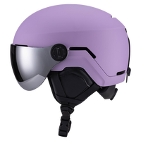 Casque de ski de neige double sport unisexe CE EN1077 résistant aux chocs, léger, confortable et sécurisé avec support pour lunettes