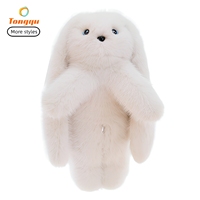 Peluche Lapin à Longues Oreilles en Fausse Fourrure, Jouet en Peluche Souple Grande Taille pour Décoration Intérieure et Cadeau de Mariage