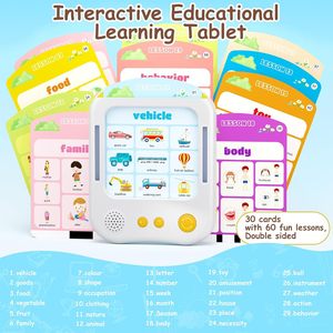 Lector de Tarjetas de Plástico de Litio Educativo para Niños GY, Máquina de Lectura de Inglés para Aprendizaje Temprano, Juguete Infantil de 0 a 24 Meses - Product Image 2