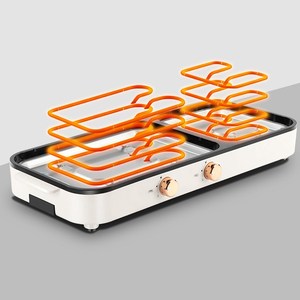 MeiShengFa Pococina 1980W Household Indoor 2 in 1 Multifunctional Electric Grill with Hot <b>Pot</b> - Product Image 4
