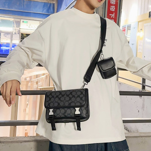 Nouveau Sac Bandoulière Tendance de Marque, Sac à Main Unisexe en PU Imperméable Haut de Gamme avec Fermeture, Sac Messager pour Téléphone Portable - Product Image 4
