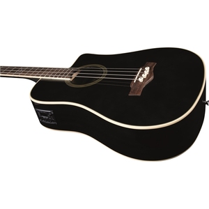 EKO GUITARS- NXT Bass B100ce See Through Black Basses Guitar avec A D Cutaway Shape Excellent son et apparence étonnante - Product Image 4