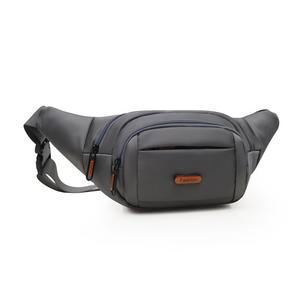 Bolso de pecho a la moda para hombre, riñonera deportiva impermeable de nailon, multicapa, para correr, viajar, excursión informal, azul, negro, gris, verde - Product Image 5