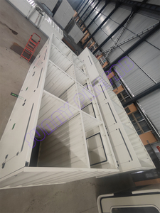 خزانة ثمانية أبواب قابلة للتفكيك سريعة البناء مقسمة حاوية تخزين محمولة قابلة للتكديس ذاتية الصنع - Product Image 2