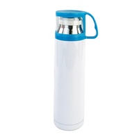304 acier inoxydable 500ml flacon à vide Sublimation Thermos bouteille verre plastique métal chaud/froid garder bouchon promotionnel verres