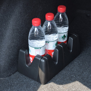 Modern Car Trunk <b>Storage</b> Box Fixed Bracket Partition Anti-Tip Rolling Base Divider <b>Seat</b> Organizer Plastic Polyester Material - Product Image 2