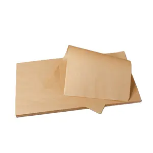 Die Papierschicht für Kuchenpannen heißgepresst personalisiertes Backpapier in Lebensmittelqualität braun weiß mit Silikonbeschichtung