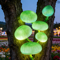 Luce LED IP65 a Forma di Fungo Simulato, Design a Cappello Luminoso, Decorativa per Giardini, Parchi, Aree Sceniche, Turismo Culturale