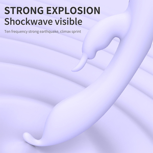 Vibrador de Clítoris con Doble Estimulación del Punto G, Dispositivo de Masturbación Recargable, Juguete Sexual con Lengua de Conejo para Mujeres - Product Image 4