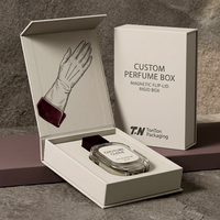 Scatola Regalo Personalizzata Rossa per Profumo e Scatola Magnetica per Profumo con Scatola di Carta Profumata e Confezione per Fragranze
