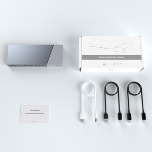 <span class=keywords><strong>Displaylink</strong></span> HDMI RJ45 Ethernet USB 3.0 USB-C Triple écran 4K Station d'accueil pour MacBook et Windows - Product Image 3