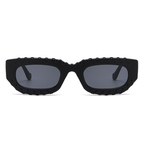 Jamie L2507 Square Frame Sunglasses Black UV400 Protection Unisex Cycling Driving Outdoors - Product Image 5