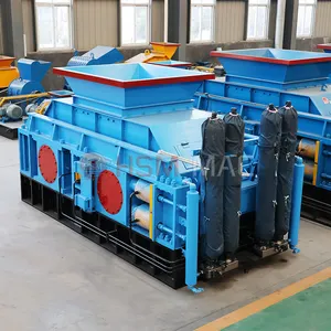 HSM efisiensi tinggi Calcite Double Roller Crusher untuk lini produksi agregat