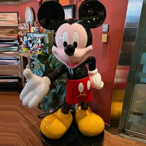 Escultura Grande de Fibra de Vidrio de <span class=keywords><strong>Mickey</strong></span> Mouse para Decoración de Inauguración de Tiendas y Adornos para Sala de Estar - Product Image 1