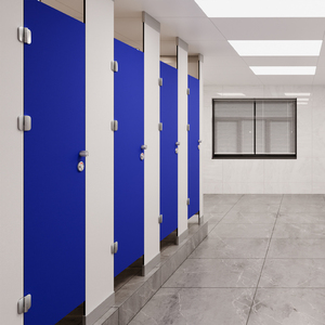 Cartmay chất lượng HPL nhà vệ sinh cubicles hiện đại nhỏ gọn hệ thống bảng điều khiển cho Trường Mẫu Giáo Spa phòng tắm trung tâm cho phòng tắm - Product Image 5