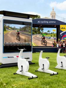 Équipement de cyclisme virtuel extérieur intelligent Smart Park AI avec reconnaissance faciale, surveillance des données en temps réel, pour la famille et les enfants - Product Image 5