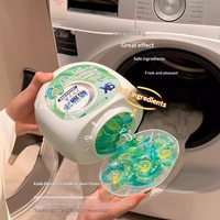 52 pièces/boîte – Lessive concentrée 8x en dosettes à trois compartiments – Fraîcheur longue durée et élimination des taches