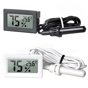 FY-12 LCD thermomètre électronique numérique hygromètre pratique réfrigérateur réfrigérateur température de l'eau-50 ~ <span class=keywords><strong>70</strong></span> <span class=keywords><strong>degrés</strong></span> - Product Image 2