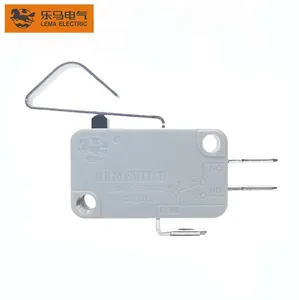 Lema KW7-4 abu-abu sensitif membungkuk tuas saklar mikro umum snap tindakan microswitch