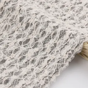 Nylon Spandex Fabric Printed Tulle Wedding Dress Lace Fabric Dress Shirt Underwear Clothing Lace Fabric