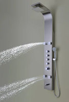 Système de panneau de douche thermostatique en acier inoxydable le plus vendu