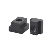 Grado 8.8 10.9 M6 M8 M10 M12 M16 M20 M24 M36 45 #   Tuerca en T de Acero con Recubrimiento de Óxido Negro Endurecido para Mesa de Máquina Herramienta