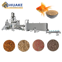 Machine extrudeuse entièrement automatique de haute qualité pour la fabrication d'aliments pour poissons tropicaux et d'aliments pour animaux de compagnie