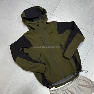 Vestes coupe-vent imperméables de haute qualité sur mesure pour hommes, design à fermeture éclair, douces pour l'hiver, avec fabricant de vestes coupe-vent - Product Image 3