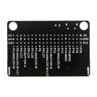 Micro Bit V2 IO Expansion Board GPIO Breakout Shield Compatible with BBC Microbit V2 Micro USB Power Supply STEM Electronic