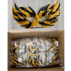 Maschera Animale Bianca Fai-<span class=keywords><strong>da</strong></span>-Te Mezza Faccia per Costume Cosplay Artigianato Festa Compleanno Carnevale Vacanze Danza - Product Image 4