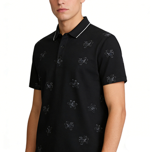 Custom Logo Design Multi Color Summer Premium Luxury Polyester Breathable Moisture Wicking Dry Fit Mens <b>Collared</b> Polo <b>T</b> <b>Shirts</b> - Product Image 6