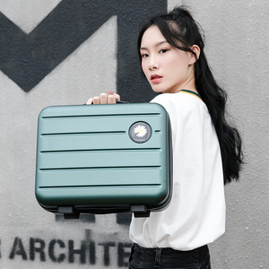 16 pouces mode tendance designer portable emballage boîte <span class=keywords><strong>de</strong></span> rangement voyage <span class=keywords><strong>vide</strong></span> stockage cosmétique cas mini bagages <span class=keywords><strong>maquillage</strong></span> <span class=keywords><strong>valise</strong></span> - Product Image 4