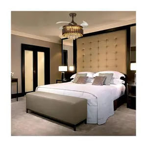 Comfort locanda mobili Hotel camera da letto set moderno Hotel di lusso in stile americano in legno Hotel mobili