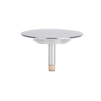 Bouchon de vidange universel réglable pour lavabo de salle de bain 72 mm, bouchon à clic pop-up pour les drains de lavabo